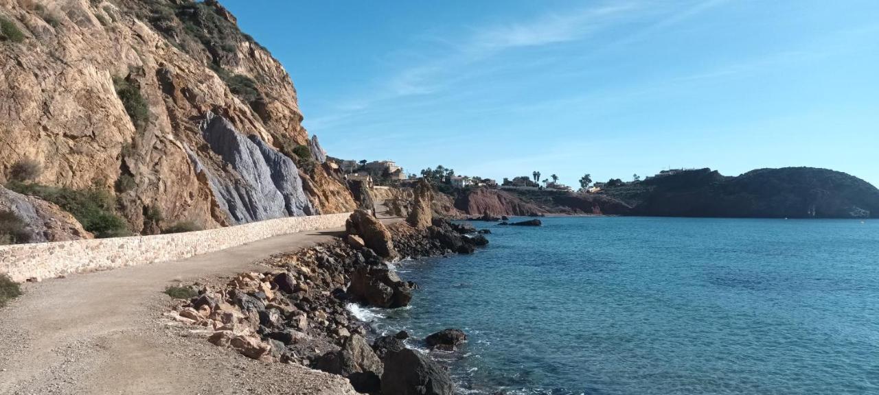 Sunrise Den, A Pie De Playa, Vista Al Mar Y Piscina Villa Puerto de Mazarron Ngoại thất bức ảnh